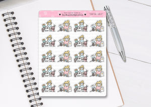 L_293 Crafting Girlie | Lottie Stickers | Planner Stickers