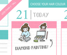 Load image into Gallery viewer, L_254 Diamond Painting | Lottie Stickers | Planner Stickers
