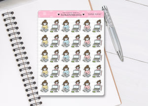 L_254 Diamond Painting | Lottie Stickers | Planner Stickers