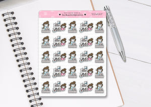 L_255 Dishwasher | Lottie Stickers | Planner Stickers