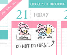 Load image into Gallery viewer, L_257 Do Not Disturb | Lottie Stickers | Planner Stickers
