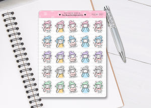 L_258 Feelin' Cute! | Lottie Stickers | Planner Stickers