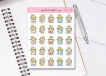 Load image into Gallery viewer, L_259 Feeling Sick | Lottie Stickers | Planner Stickers
