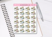 Load image into Gallery viewer, L_260 Flower Laptop | Lottie Stickers | Planner Stickers
