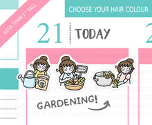 Load image into Gallery viewer, L_336 Gardening 2.0 | Lottie Stickers | Planner Stickers
