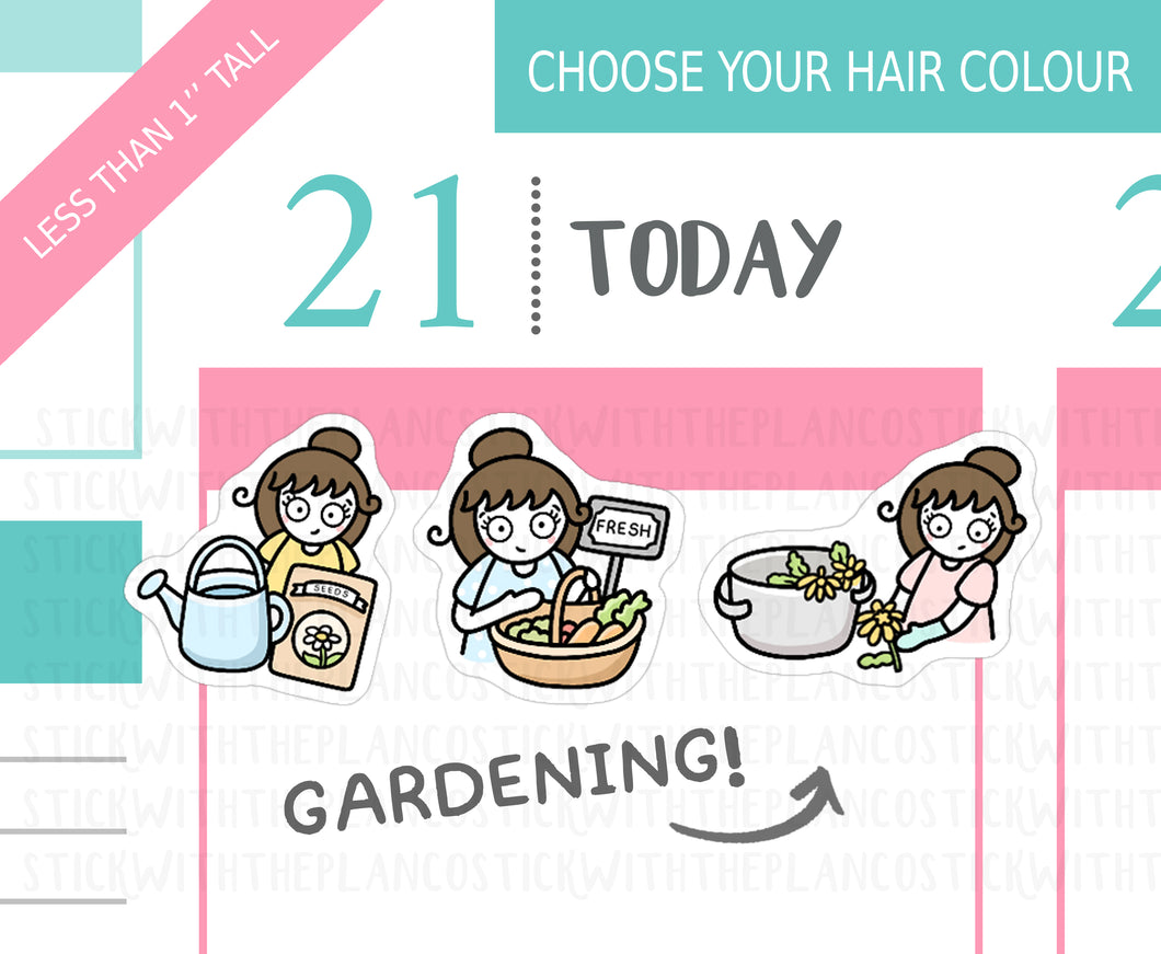 L_336 Gardening 2.0 | Lottie Stickers | Planner Stickers