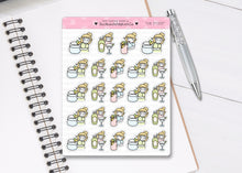 Load image into Gallery viewer, L_337 Gin O&#39;clock | Lottie Stickers | Planner Stickers
