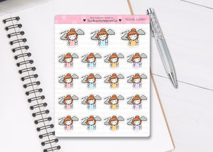 L_297 Gloomy | Lottie Stickers | Planner Stickers