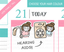 Load image into Gallery viewer, L_299 Hearing Aids | Lottie Stickers | Planner Stickers
