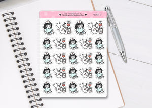 L_340 Nurse 2.0 | Lottie Stickers | Planner Stickers