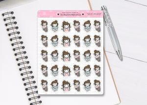 L_308 Overstimulated | Lottie Stickers | Planner Stickers