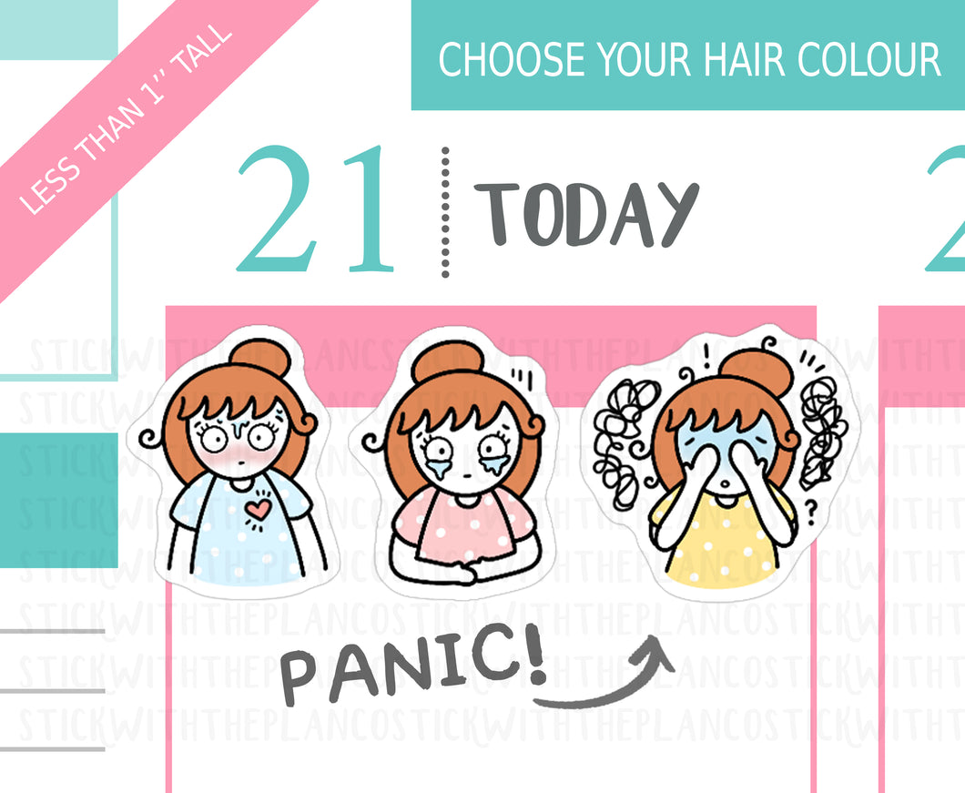 L_342 Panic | Lottie Stickers | Planner Stickers