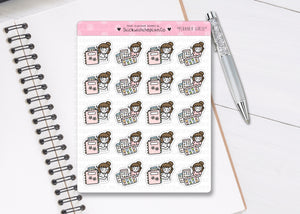 L_309 Planner Girlie | Lottie Stickers | Planner Stickers