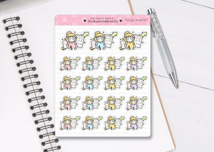 L_343 Productive | Lottie Stickers | Planner Stickers