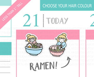 L_265 Ramen/Noodles | Lottie Stickers | Planner Stickers