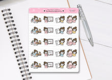 Load image into Gallery viewer, L_267 School Sampler | Lottie Stickers | Planner Stickers
