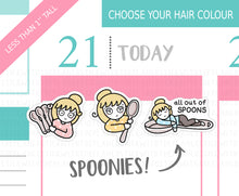 Load image into Gallery viewer, L_271 Spoon Theory/Spoonies | Lottie Stickers | Planner Stickers
