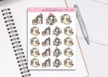 Load image into Gallery viewer, L_329 Spring Witch | Lottie Stickers | Planner Stickers
