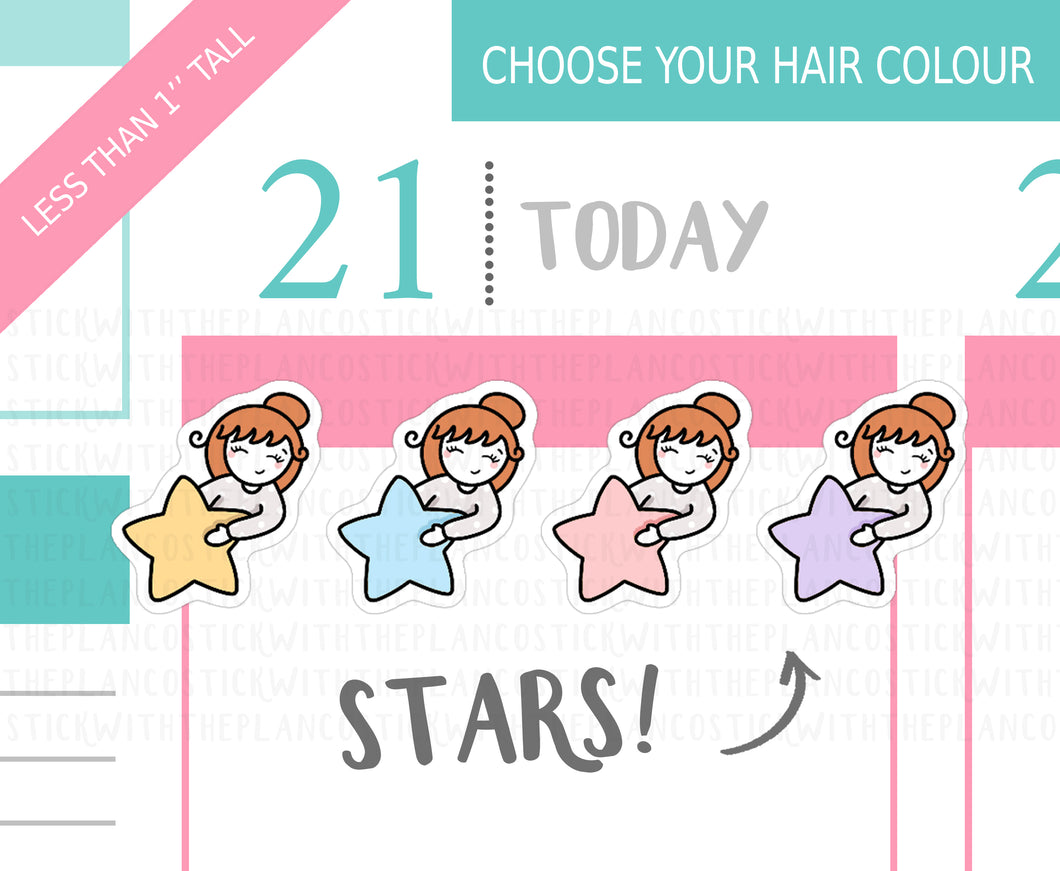 L_272 Stars | Lottie Stickers | Planner Stickers