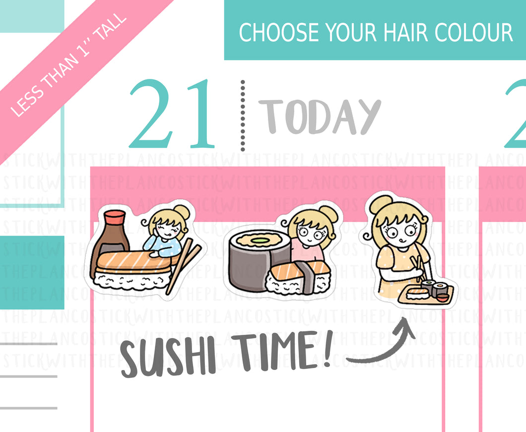 L_276 Sushi | Lottie Stickers | Planner Stickers