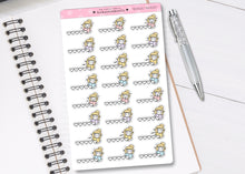 Load image into Gallery viewer, L_350 Trackers/Reviews | Lottie Stickers | Planner Stickers
