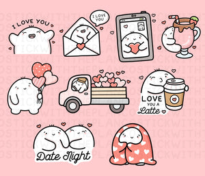 Squidge Valentines/Love Day Digital Bundle