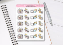 Load image into Gallery viewer, L_316 Watching TV | Lottie Stickers | Planner Stickers
