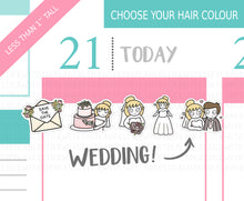 Load image into Gallery viewer, L_279 Wedding Sampler | Lottie Stickers | Planner Stickers
