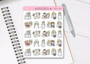 L_279 Wedding Sampler | Lottie Stickers | Planner Stickers