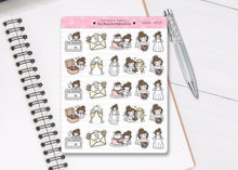 Load image into Gallery viewer, L_280 Wedding Sampler (Same Sex Girls) | Lottie Stickers | Planner Stickers
