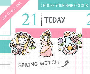 L_328 Spring Witchy Vibes | Lottie Stickers | Planner Stickers