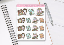 Load image into Gallery viewer, L_322 Spring Witchy Reading | Lottie Stickers | Planner Stickers
