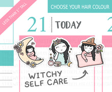 Load image into Gallery viewer, L_323 Spring Witchy Selfcare | Lottie Stickers | Planner Stickers
