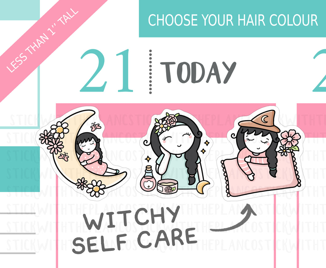 L_323 Spring Witchy Selfcare | Lottie Stickers | Planner Stickers