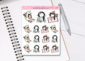 L_323 Spring Witchy Selfcare | Lottie Stickers | Planner Stickers