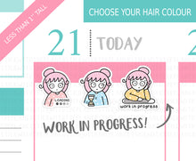 Load image into Gallery viewer, L_282 Work in Progress | Lottie Stickers | Planner Stickers
