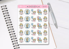 Load image into Gallery viewer, L_283 Worried | Lottie Stickers | Planner Stickers
