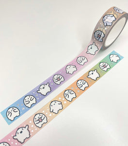 Squidge Rainbow Gradient Washi Tape (Silver Foil)