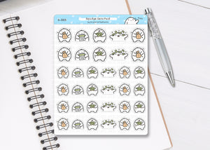 S_005 Squidge Gets Paid | Squidge Stickers | Planner Stickers