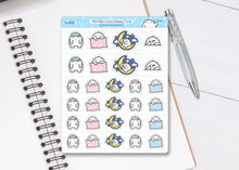 Load image into Gallery viewer, S_010 Squidge Loves Sleep | Squidge Stickers | Planner Stickers
