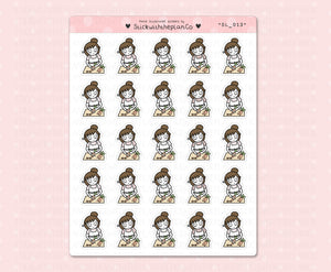 SL_013 Preparing Food | Neutral Lottie Stickers | Planner Stickers