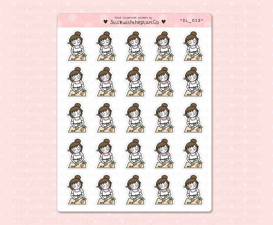 SL_013 Preparing Food | Neutral Lottie Stickers | Planner Stickers