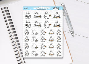 S_014 Squidge Does Cooking | Squidge Stickers | Planner Stickers