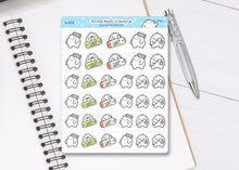 Load image into Gallery viewer, S_015 Squidge Needs to Recharge | Squidge Stickers | Planner Stickers
