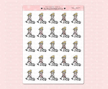 Load image into Gallery viewer, SL_017 Hoovering | Neutral Lottie Stickers | Planner Stickers

