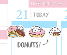 Load image into Gallery viewer, S_029 Squidge Loves Donuts | Squidge Stickers | Planner Stickers
