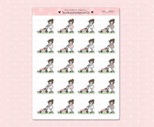 Load image into Gallery viewer, SL_031 Mowing the Lawn | Neutral Lottie Stickers | Planner Stickers
