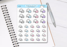 Load image into Gallery viewer, S_033 Squidge has Laptop Time | Squidge Stickers | Planner Stickers
