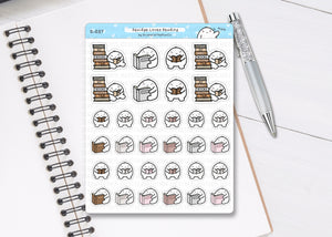 S_037 Squidge Loves Reading | Squidge Stickers | Planner Stickers