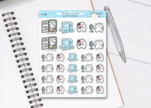 Load image into Gallery viewer, S_038 Squidge is Too Hot | Squidge Stickers | Planner Stickers
